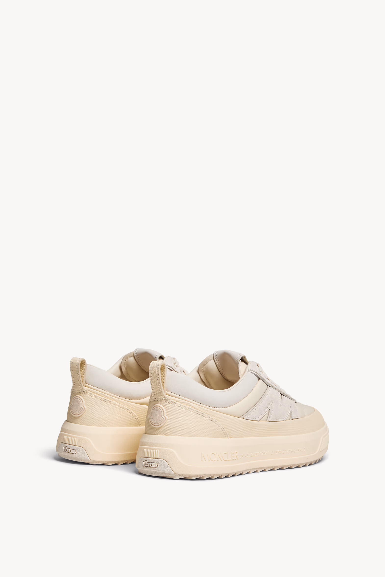 Sneakers en nubuck et daim Moncler Altive Hommes Beige Clair Moncler 5